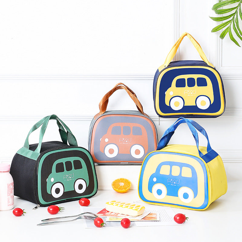 Playful Vehicle Themed Lunch Bag