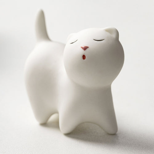 Decorative Cat Figurine Bowlift