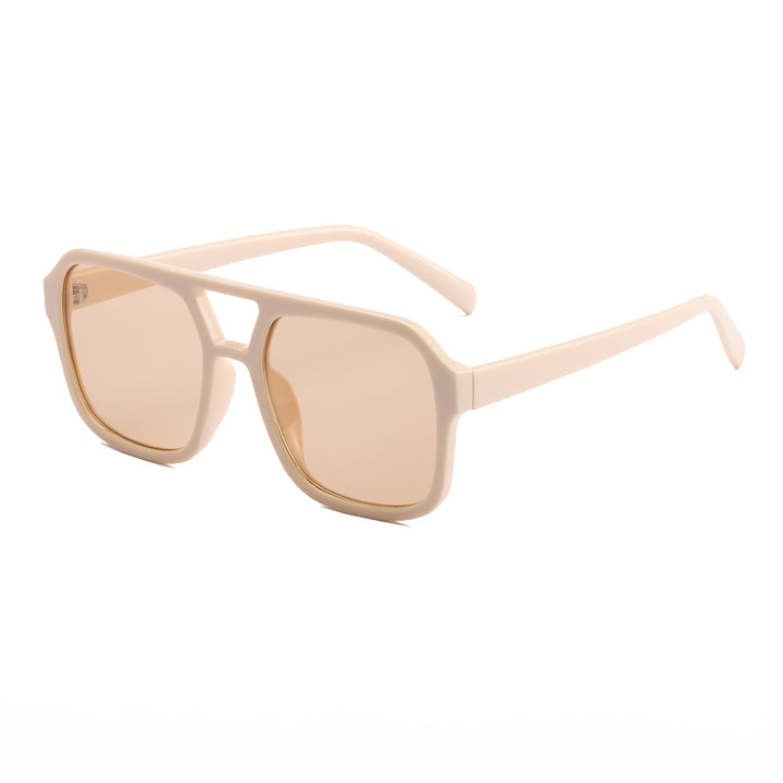 Ladies elegant square sunglasses with stylish pattern Bowlift