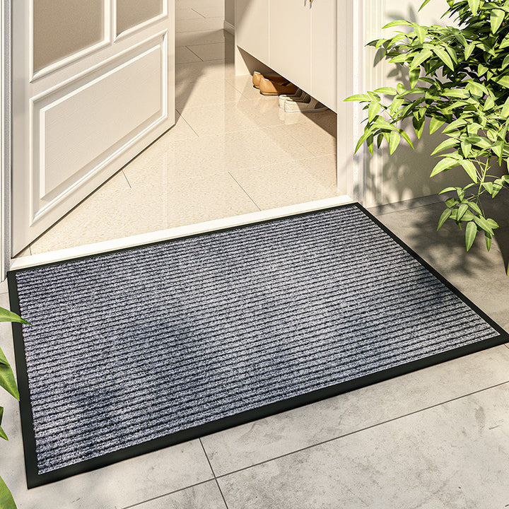 Striped Non-Slip Entry Mat Bowlift