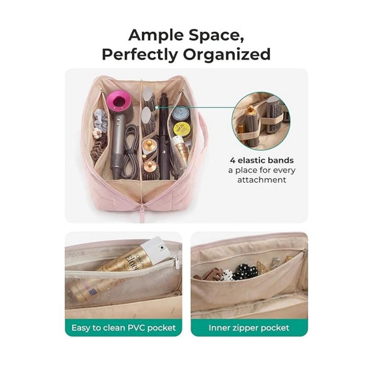 Cosmetic organizer bag with removable compartments Bowlift