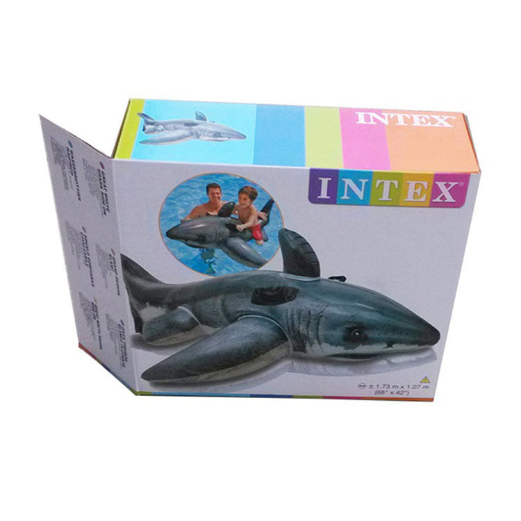 Women's Inflatable Shark Swim Ring Bowlift