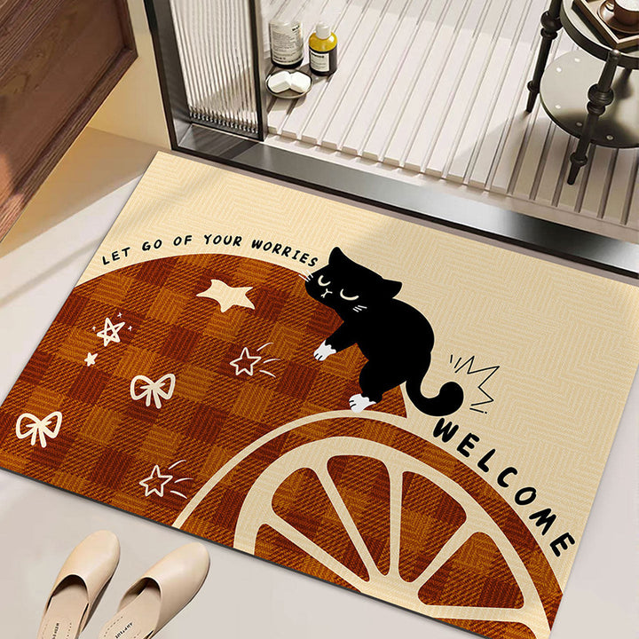 Cute Animal-Themed Welcome Mat