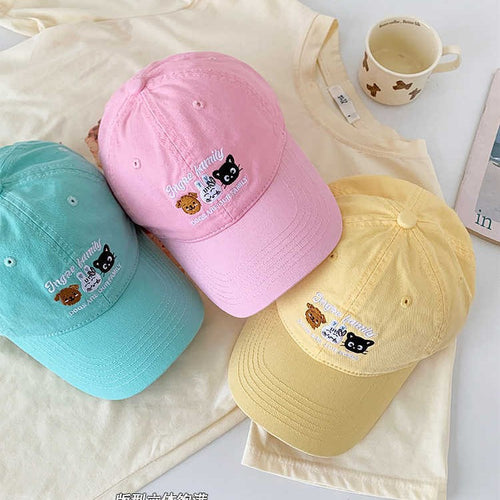 Women's Playful Embroidered Animal Cap Bowlift