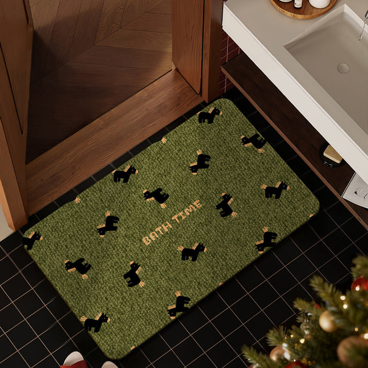 Playful Animal-Themed Bath Mat Bowlift