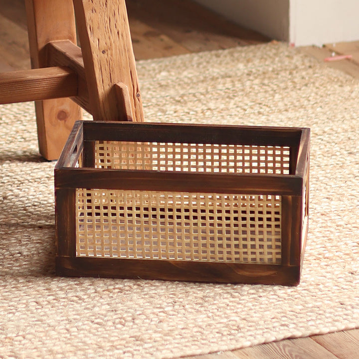 High-quality storage basket made of natural material Bowlift