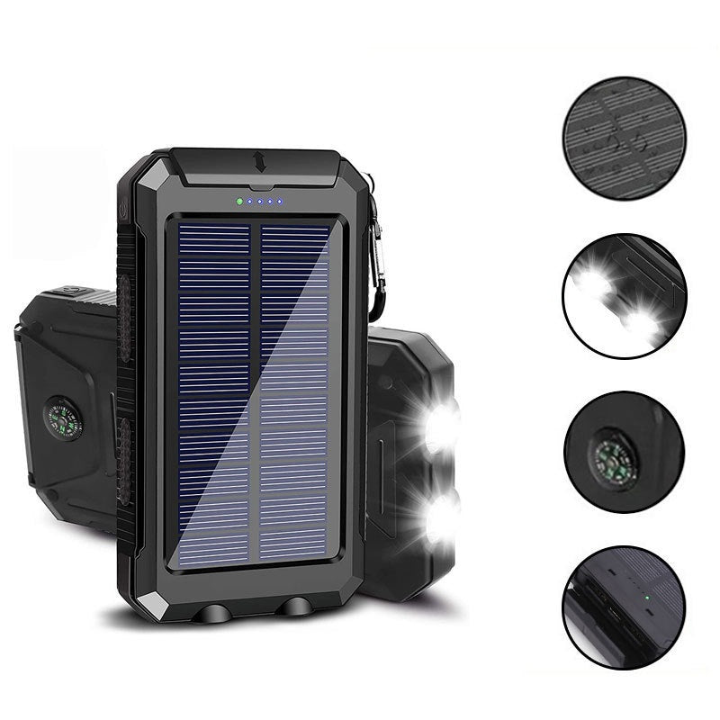 Solar-powered power bank with dual USB connection Bowlift
