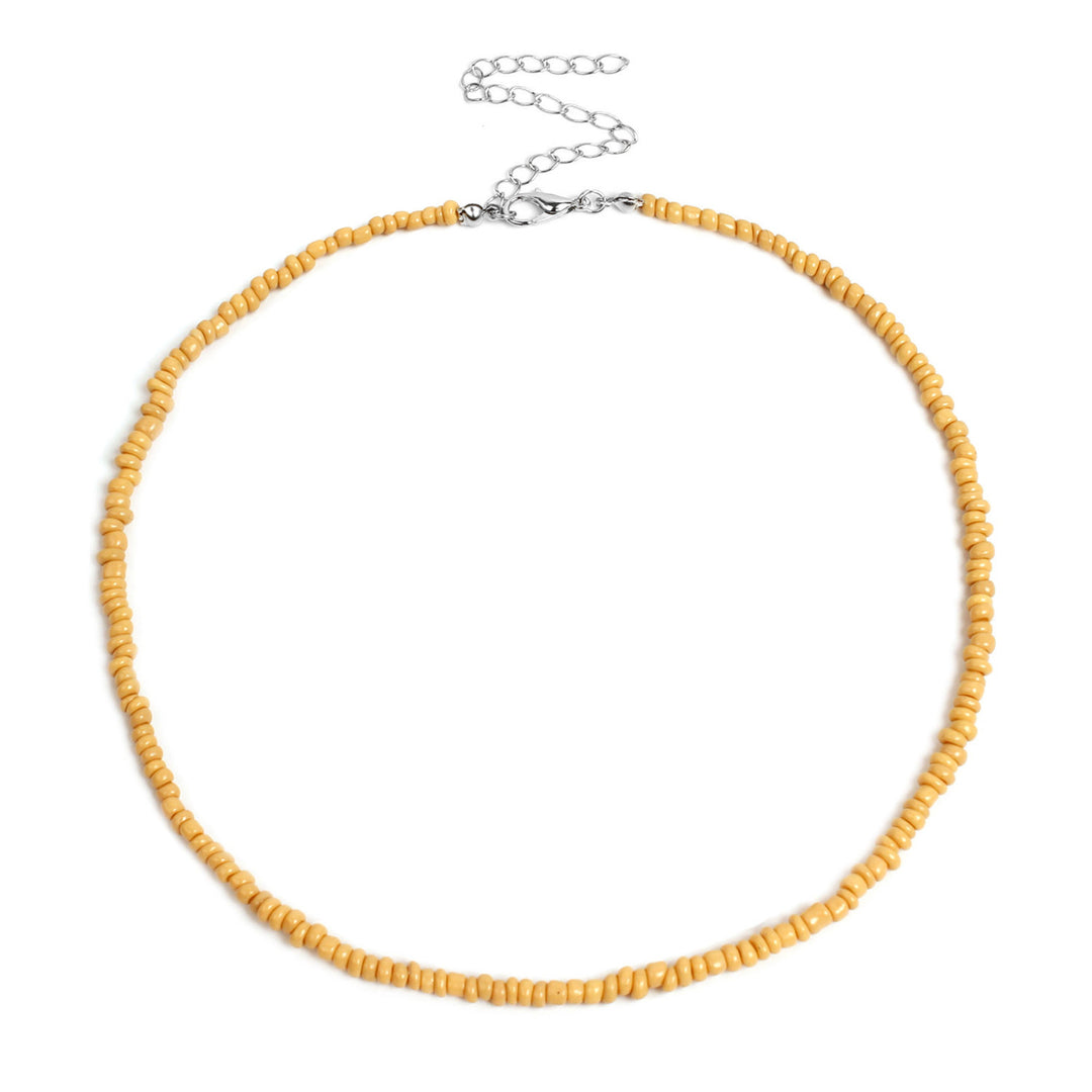 Colorful Beaded Choker Necklace Bowlift