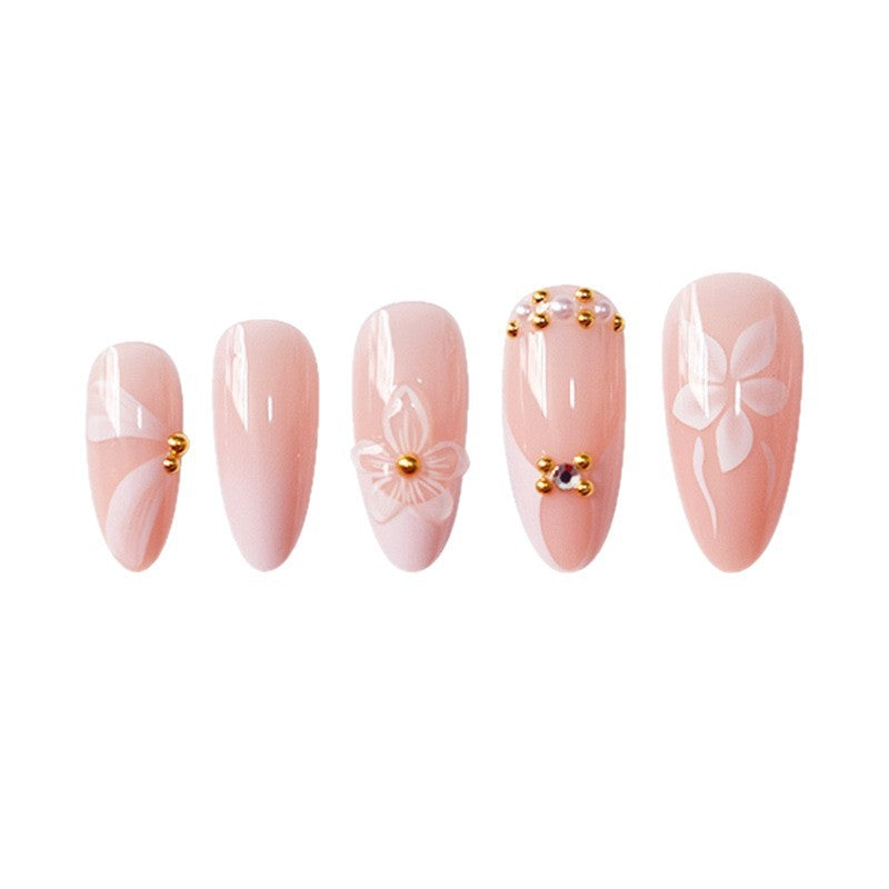 Floral 3D Decorative Press-On Nails Bowlift