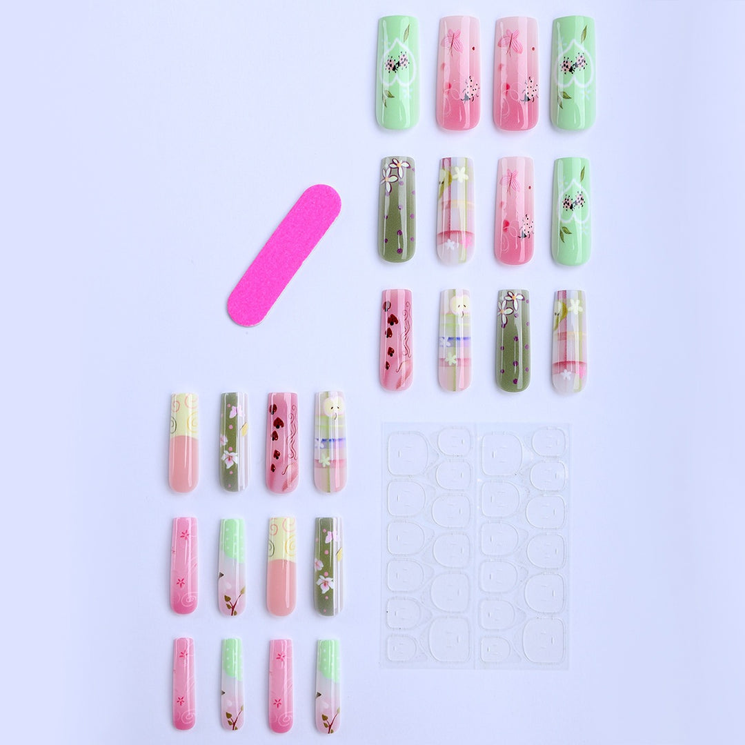 Modern Acrylic Nail Set Bowlift