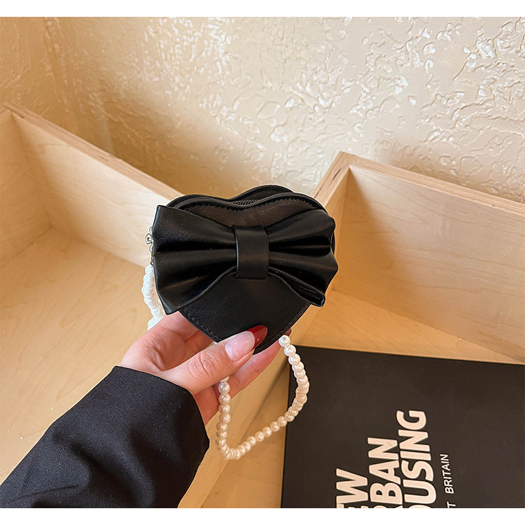 WoHeart-Shaped Bow Clutch Bag Bowlift