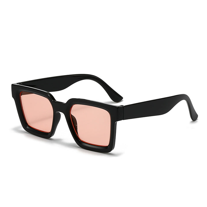 Oversized Geometric Frame Sunglasses