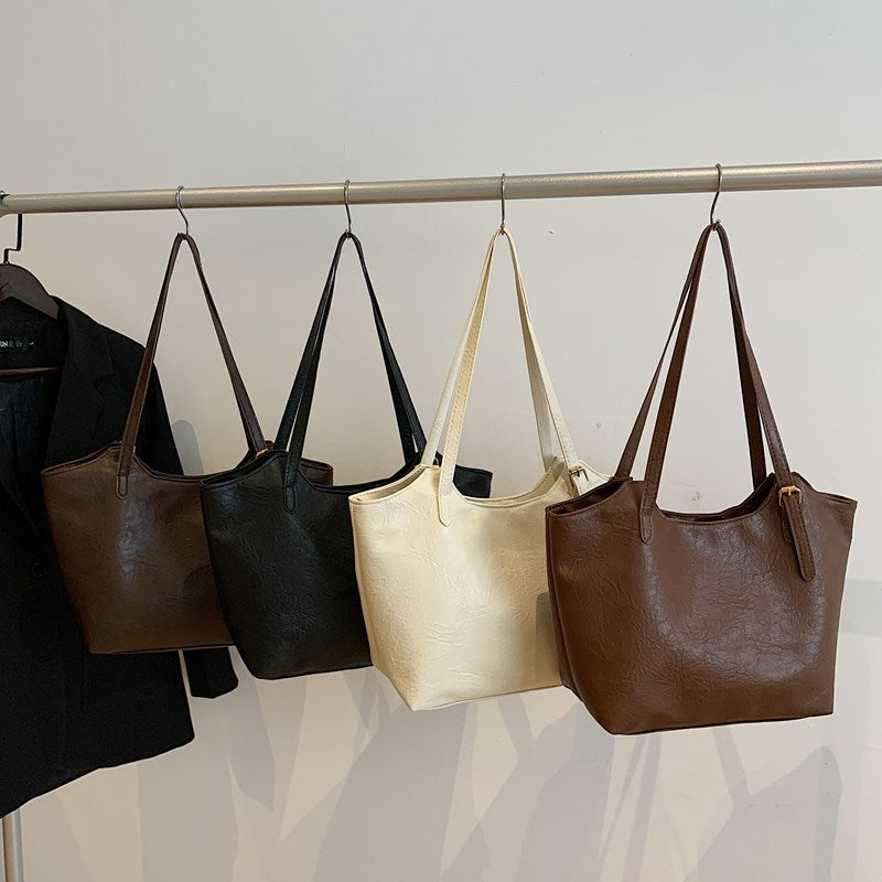 Spacious Everyday Shoulder Tote Bag Bowlift