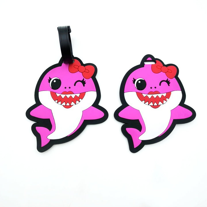 Shark-Themed Luggage Tag Bowlift