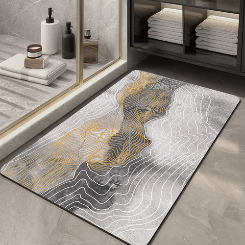 Luxurious Textured Bath Mat Bowlift