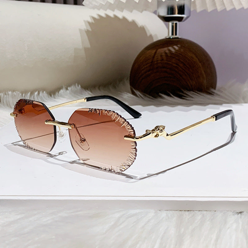 Women's extravagant sunglasses with floral design and high-quality UV protection Bowlift
