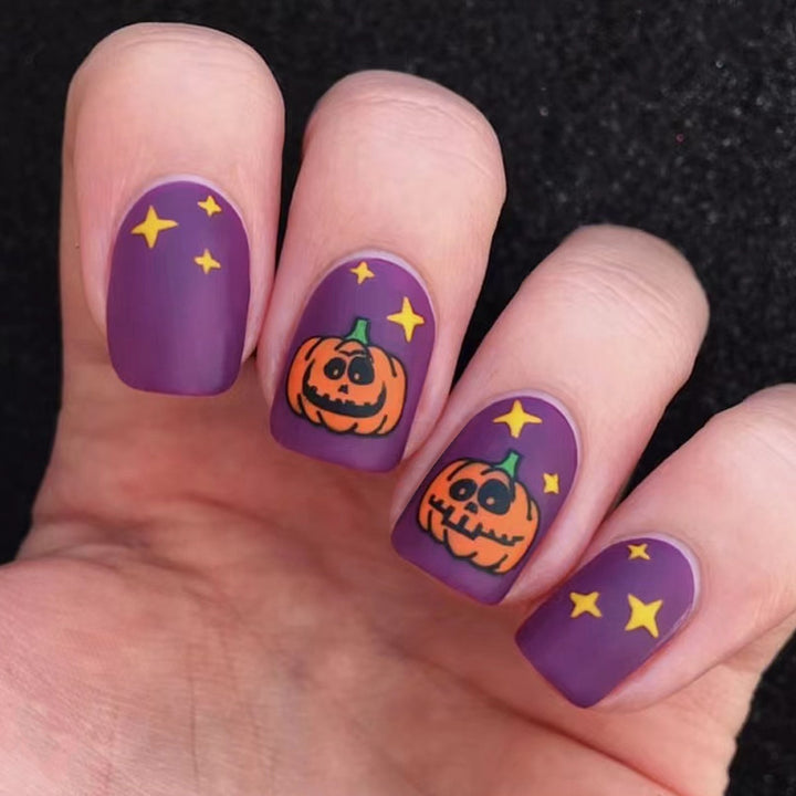 Halloween-Themed Decorative Press-On Nails Bowlift