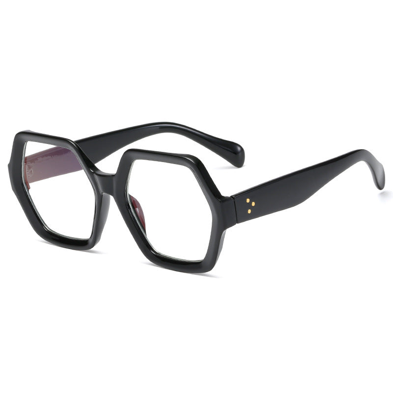 Women's geometric reading glasses in striking honeycomb frame design Bowlift