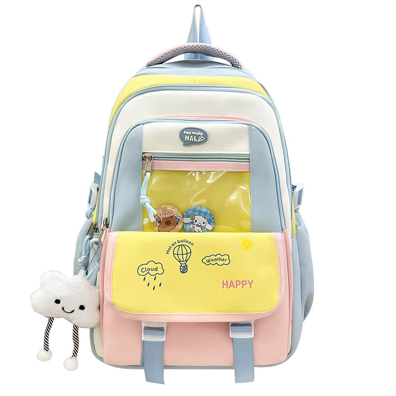 Whimsical Character Design School Backpack Bowlift