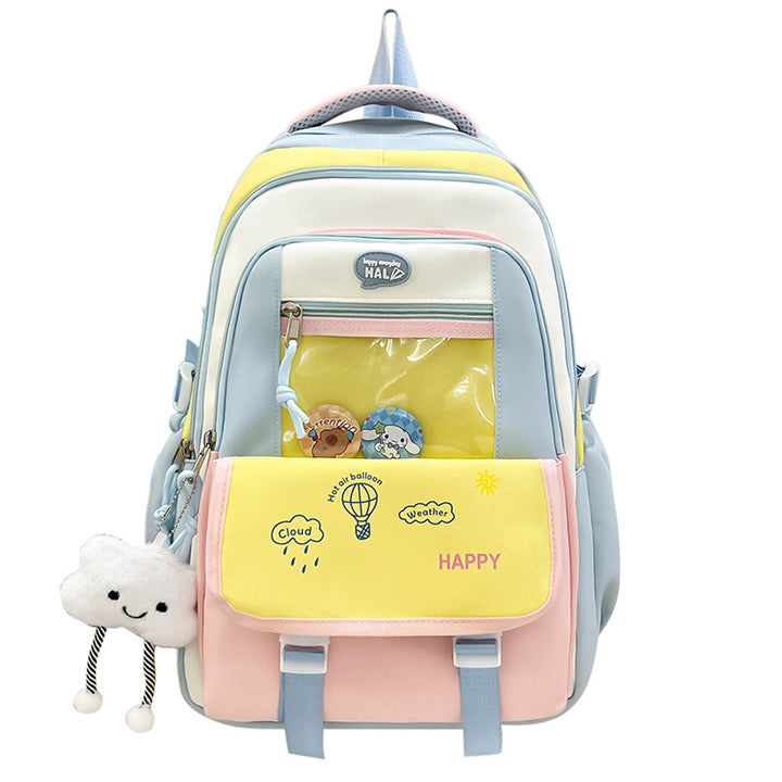 Whimsical Character Design School Backpack Bowlift