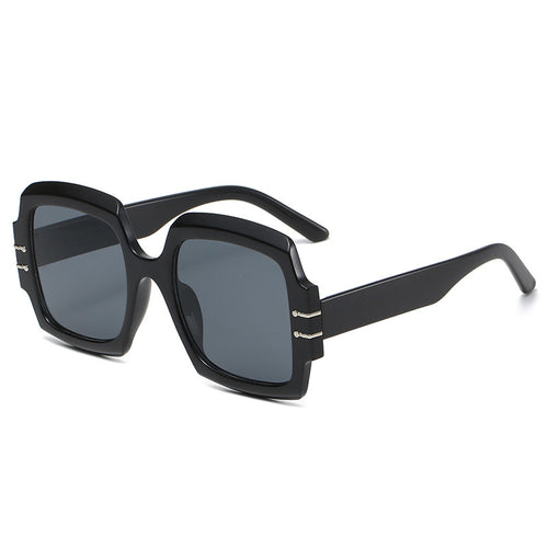 Women's Fashion Oversized Sunglasses with Animal Print Bowlift