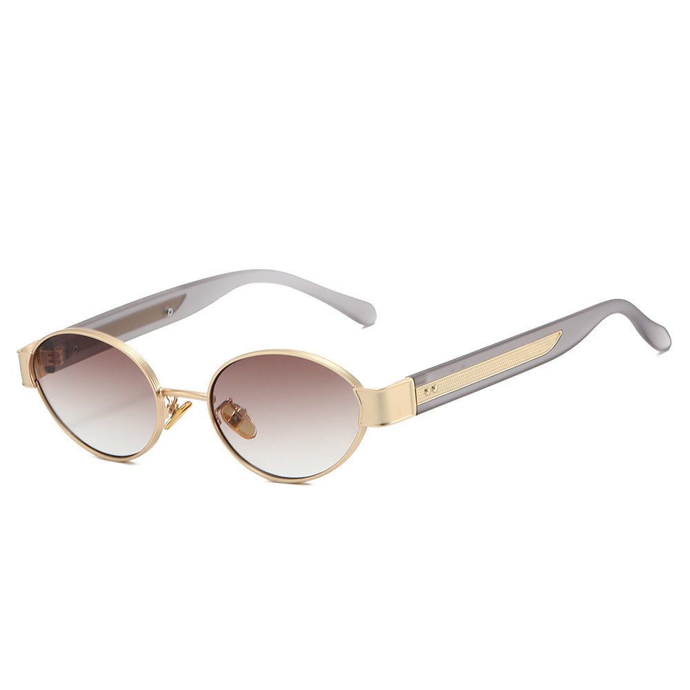 Women's sunglasses in a modern, oval frame with harmonious color play Bowlift