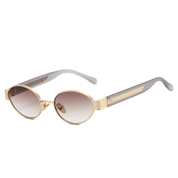 Women's sunglasses in a modern, oval frame with harmonious color play Bowlift