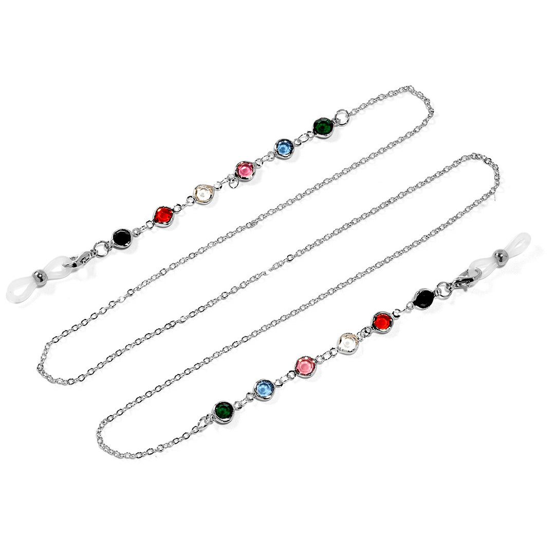 Stylish Decorative Gemstone Eyewear Chain Bowlift
