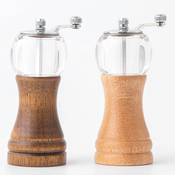 High-quality wood and stainless steel pepper mill Bowlift