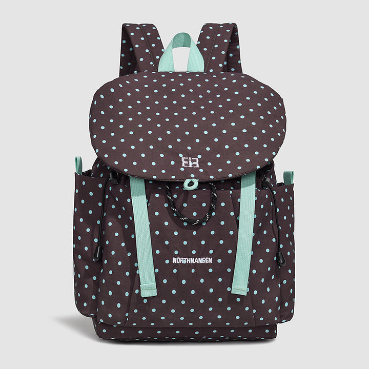 Polka Dot Patterned Drawstring Backpack