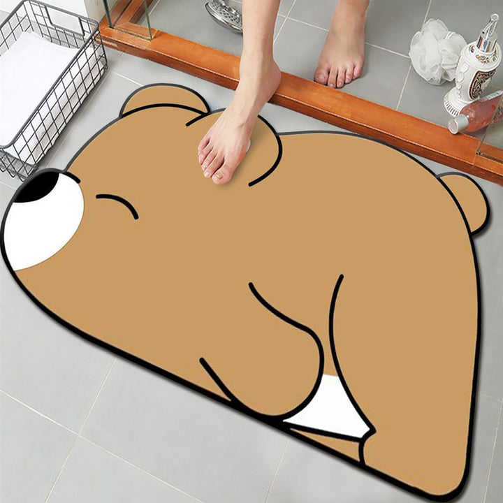 Decorative Bathroom Mat Bowlift