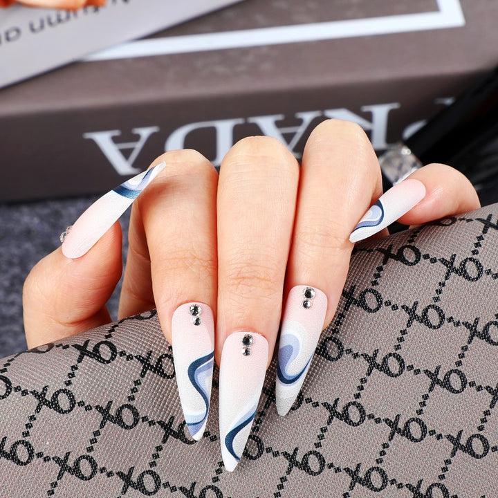 Professional artificial nails with elegant designs Bowlift