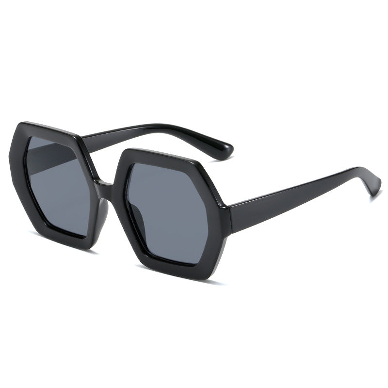 Ladies hexagonal sunglasses with comfortable frame Bowlift