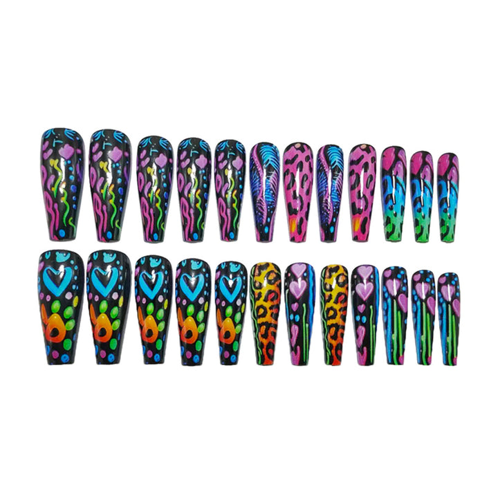 Trendy Neon Nail Art Bowlift