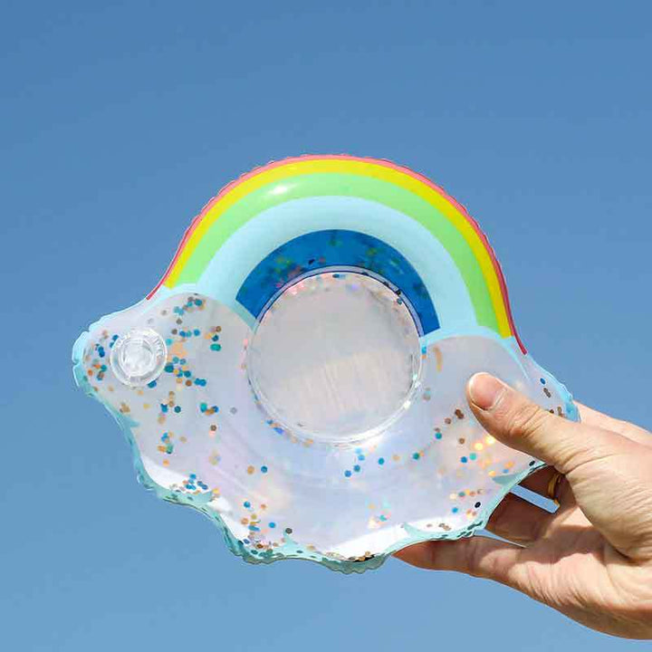 Ladies Inflatable Swimming Ring with Floral Design Bowlift