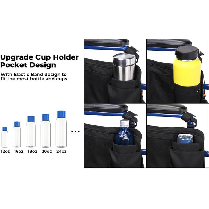 Organizer bag for chair with multiple compartments Bowlift