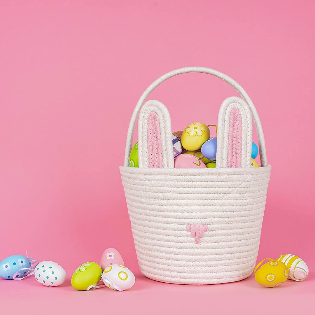 Women cute storage basket with bunny ears Bowlift