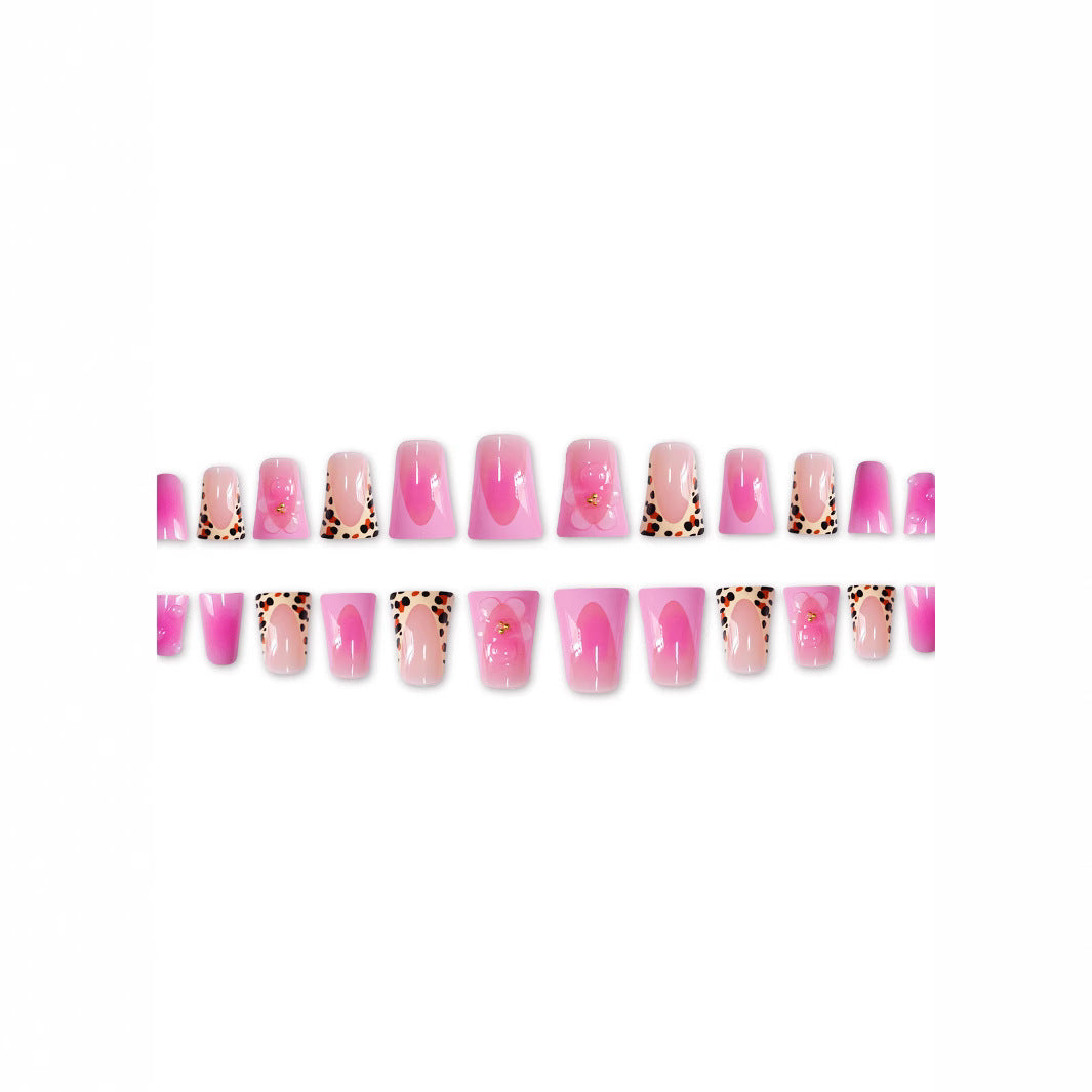 Floral Glam Press-On Nail Extensions Bowlift