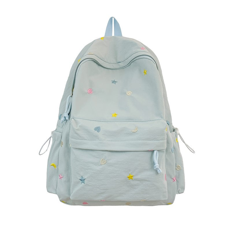 Leisure backpack with colorful design and versatile compartments Bowlift