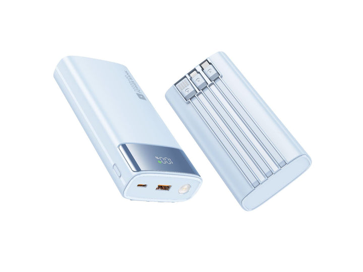 Portable power bank with slim design and digital display Bowlift