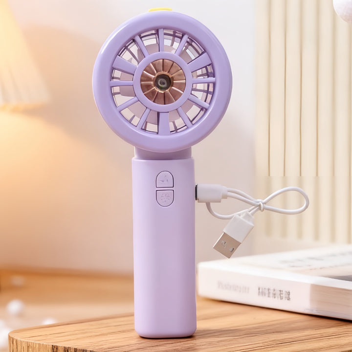 Unisex Handheld Fan with Spray Function Bowlift