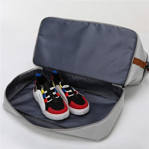 Sporty Duffel Bag With Reinforced Bottom Bowlift