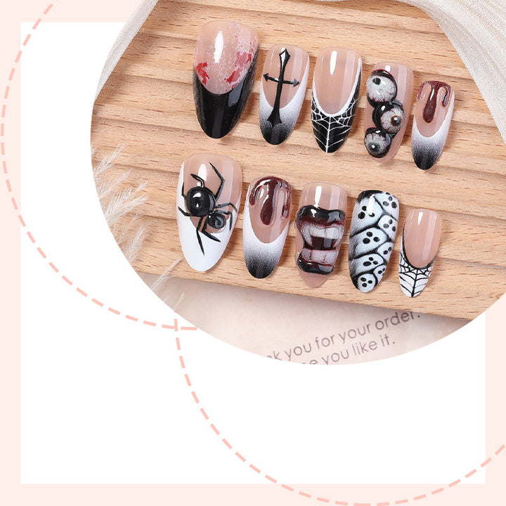 Creative Nail Art Set with Halloween Motifs Bowlift