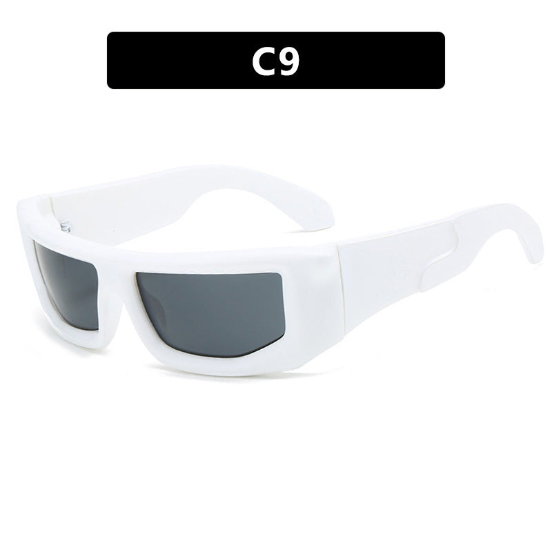Women's sporty sunglasses with wide frame and polarized lenses Bowlift