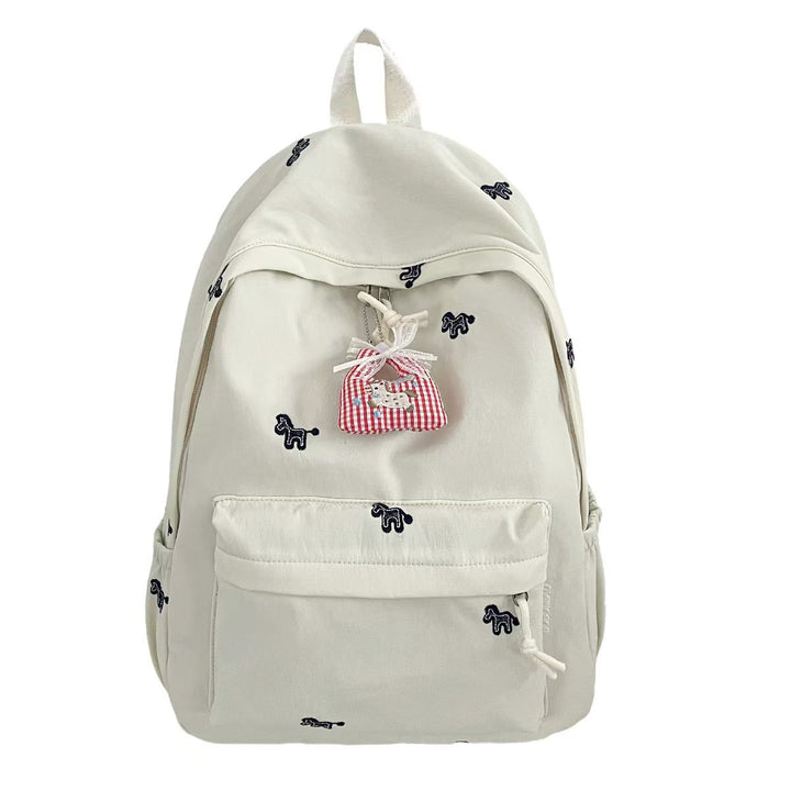 Backpack with Cheerful Animal Motif and Practical Compartments Bowlift
