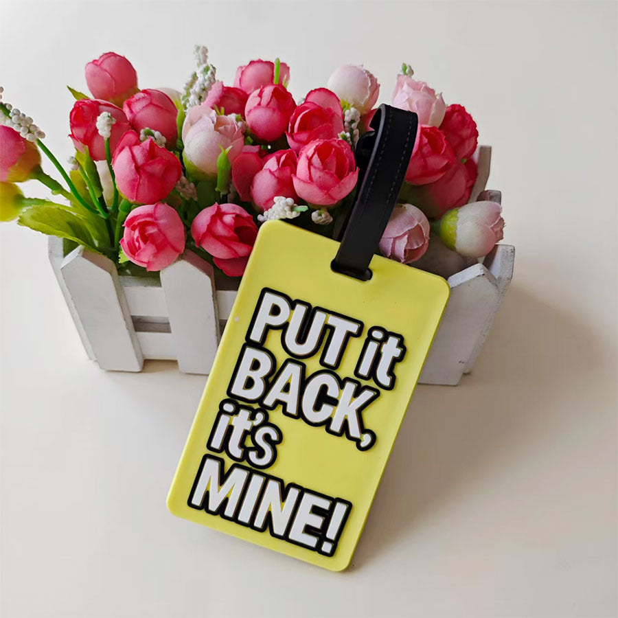 Unisex Playful Statement Luggage Identifier Bowlift