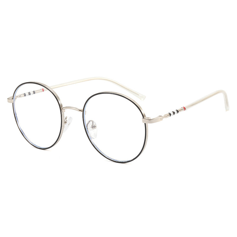 Ladies fashionable round sunglasses with elegant metal frame Bowlift
