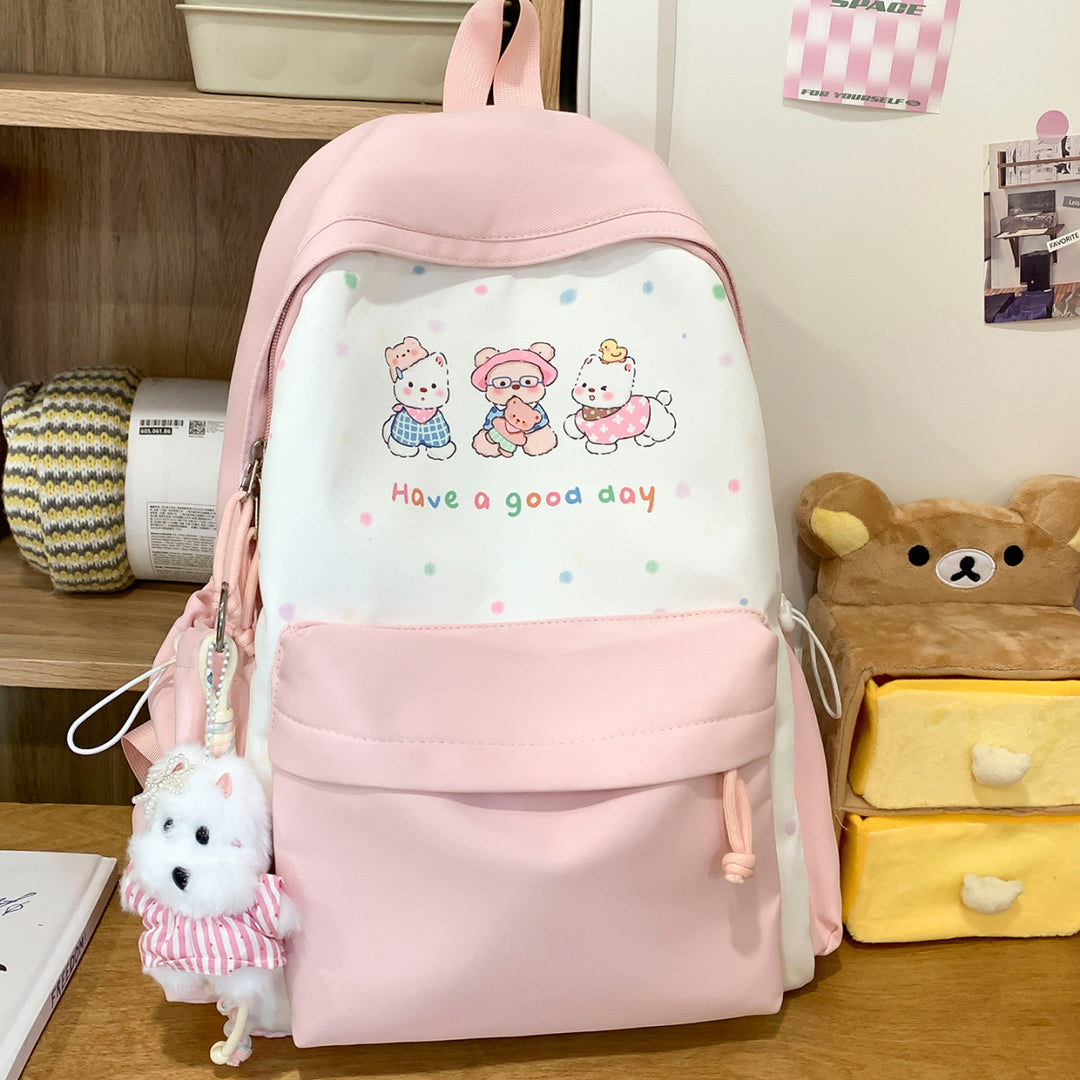 Cute Playful Character Backpack