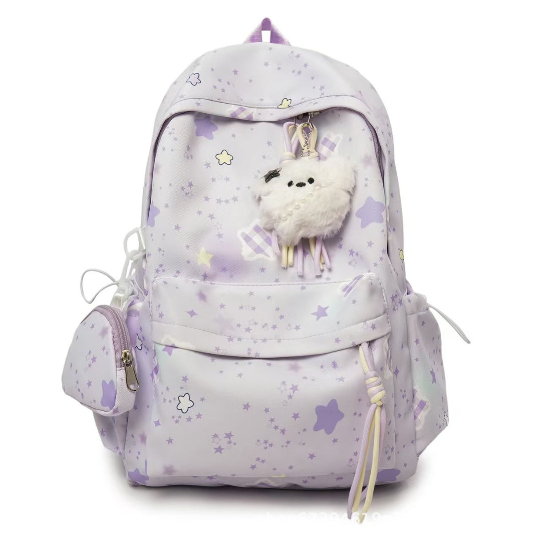 Cute Starry Design Backpack Bowlift