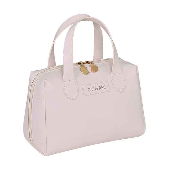 Cosmetic Transport Bag with Elegant Design and Practical Compartments Bowlift